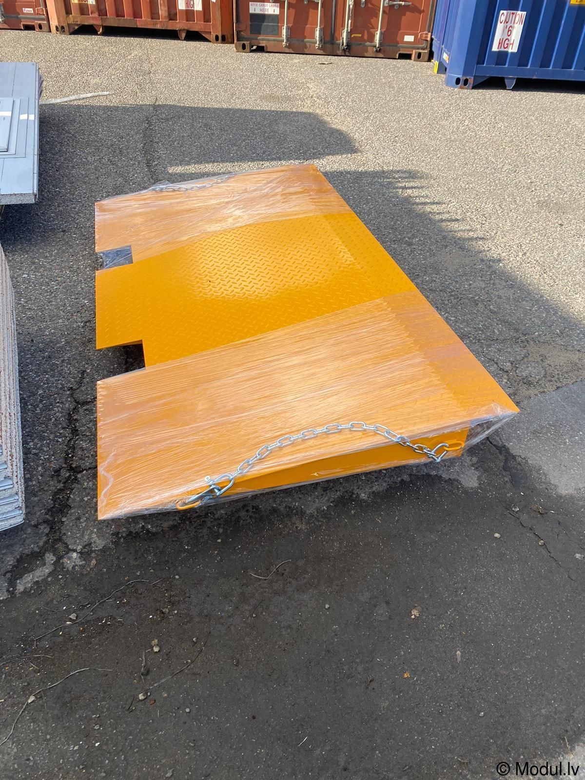Tērauda iebraukšanas rampa konteineram
