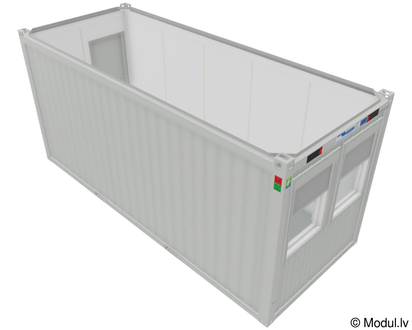 Ofisa konteiners STANDART 6x 2.5m